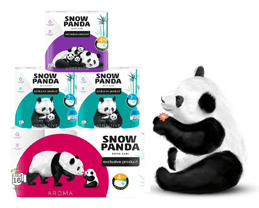 Premium Extra Care Snow Panda — колекція преміальних товарів