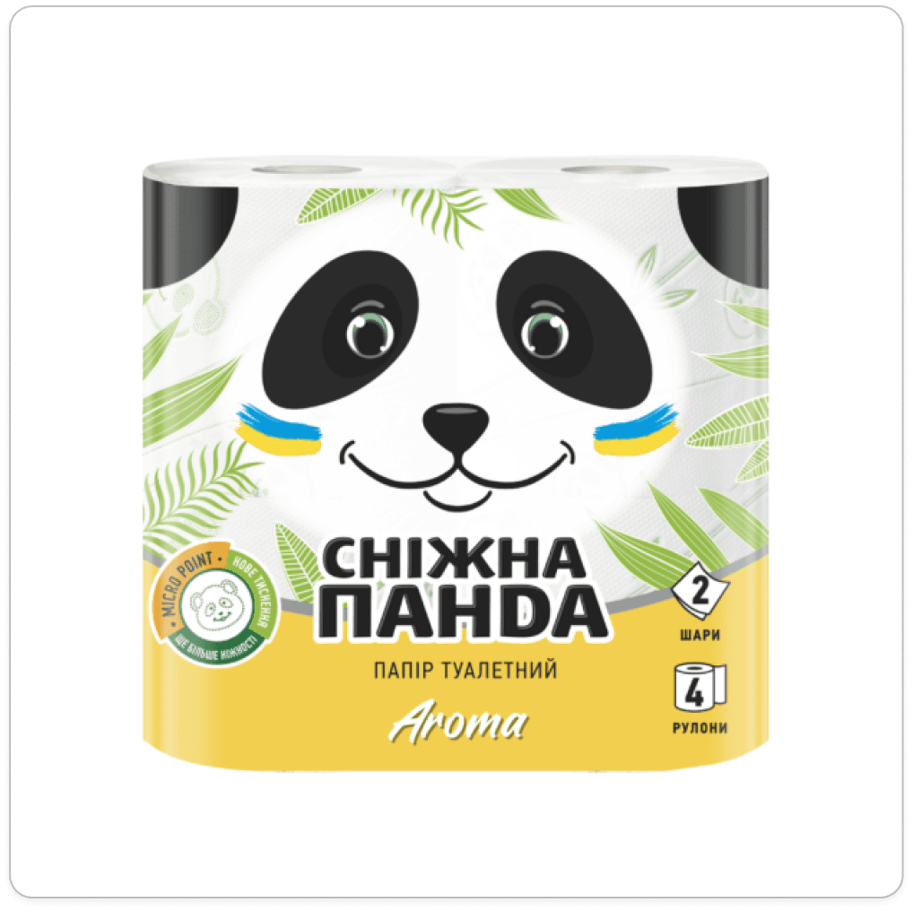 Туалетний папір Aroma 2-шаровий