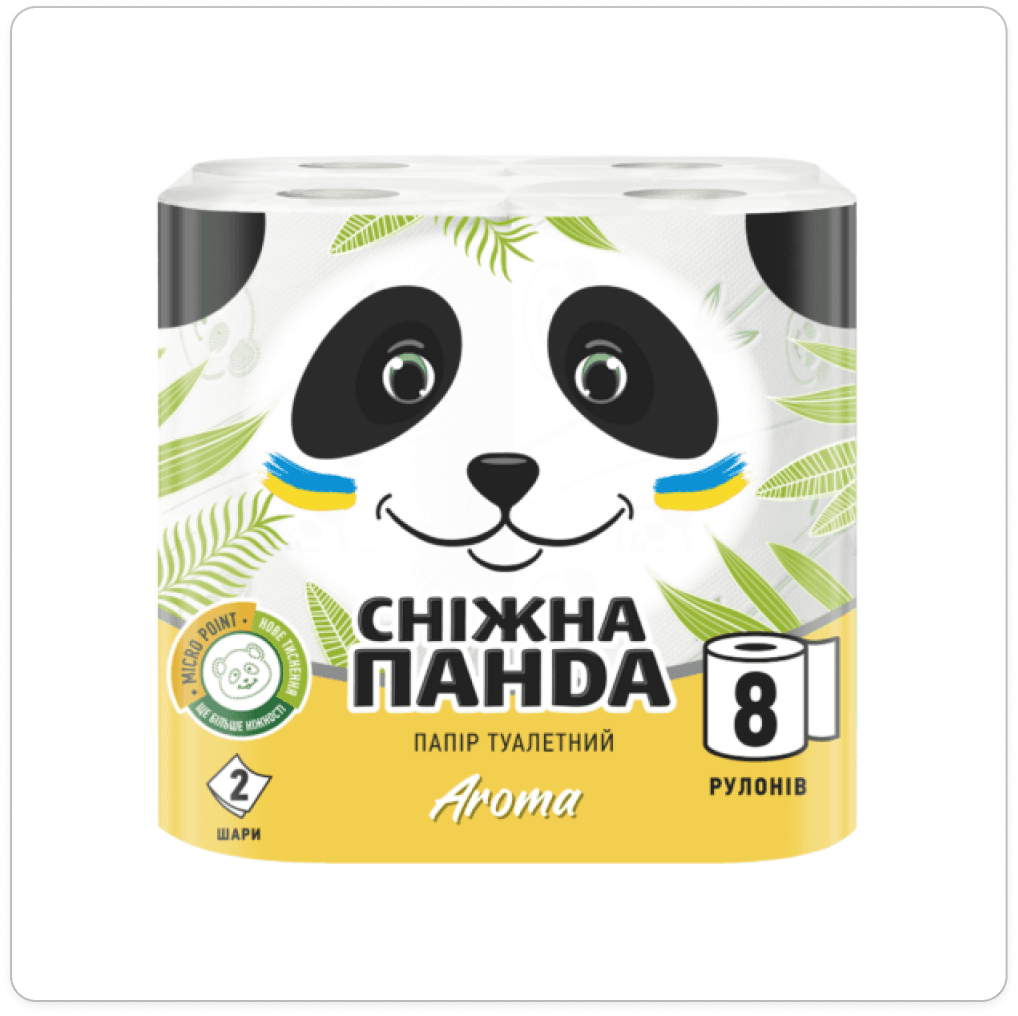 Туалетний папір Aroma 2-шаровий