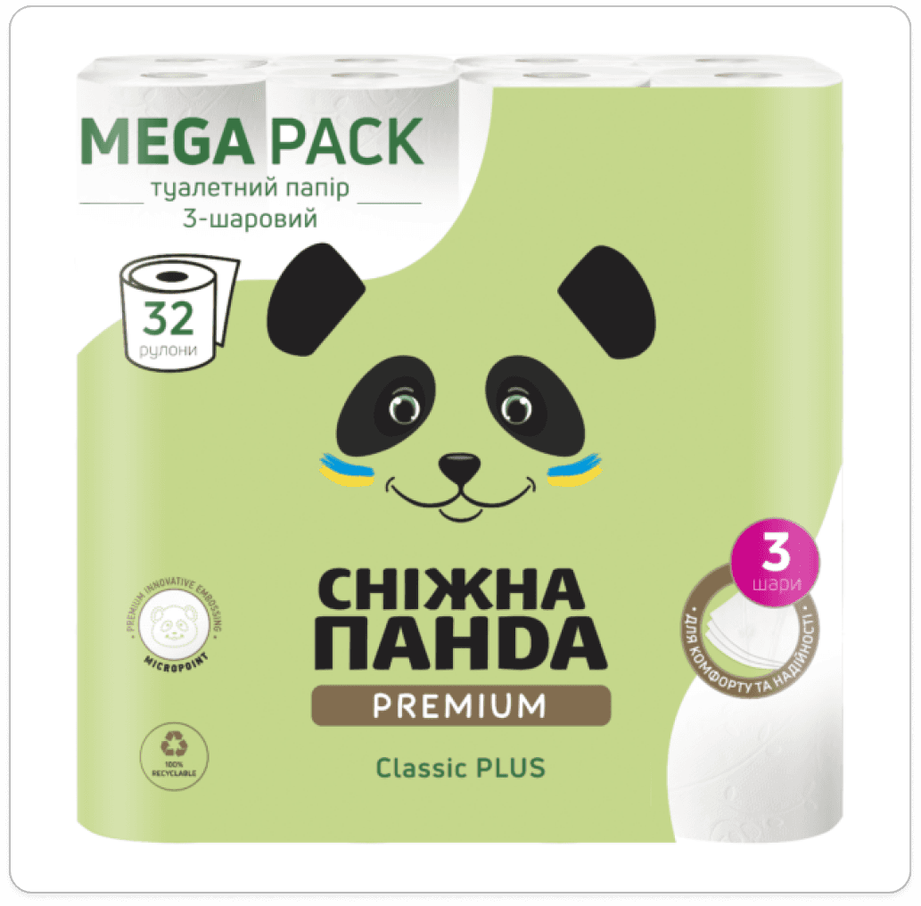 Туалетний папір Sensitive Super Long 3-шаровий