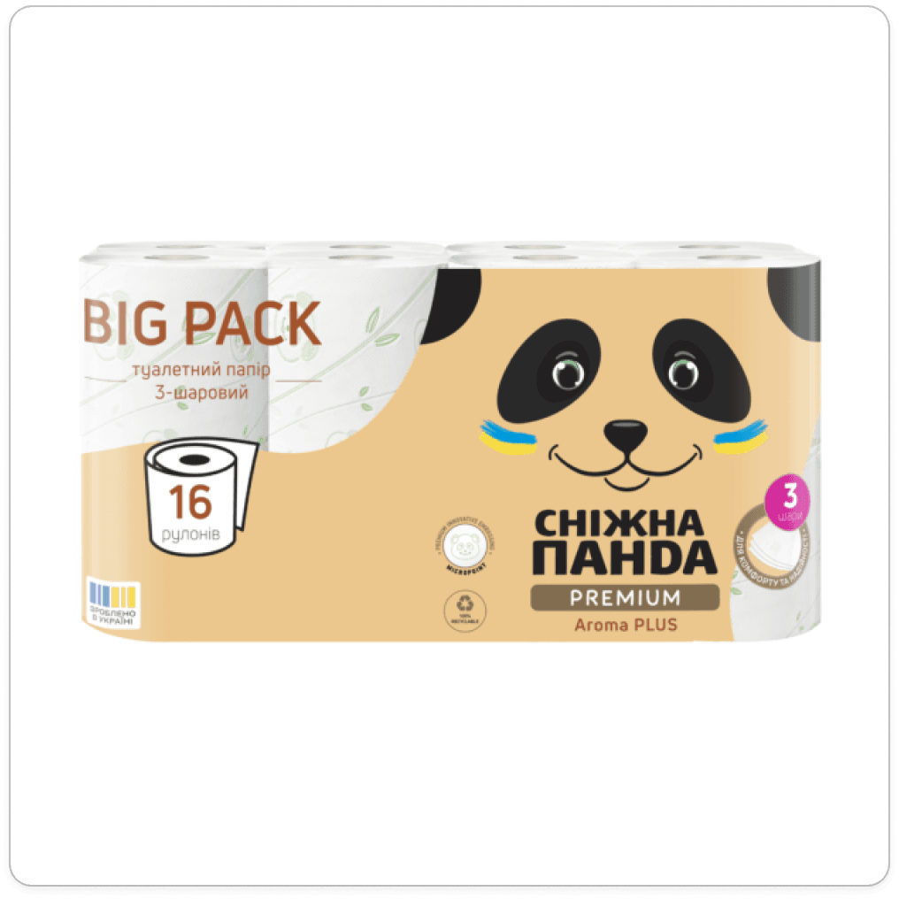 Туалетний папір Aroma 4-шаровий
