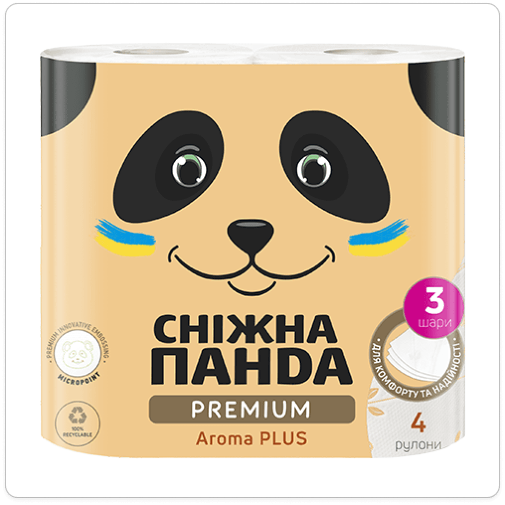 Туалетний папір Aroma 4-шаровий